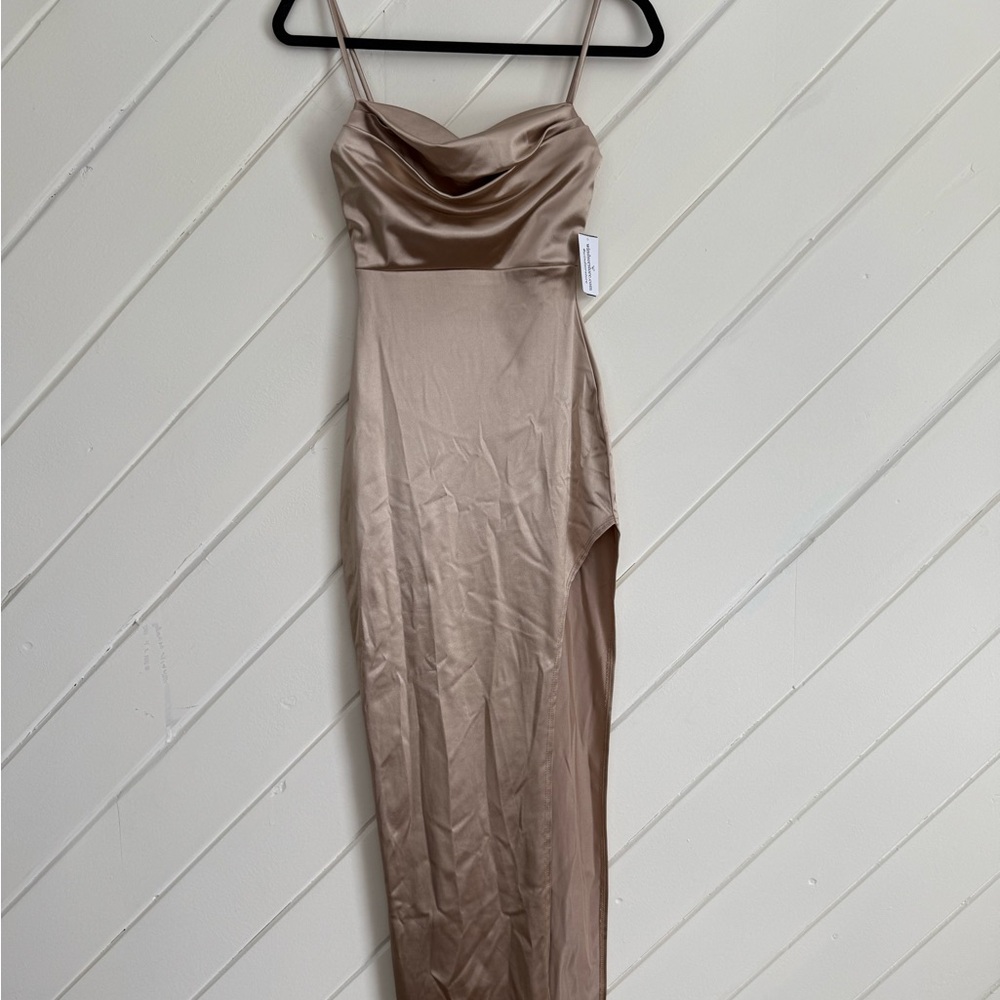 Windsor Satin Slip Formal Prom Dress